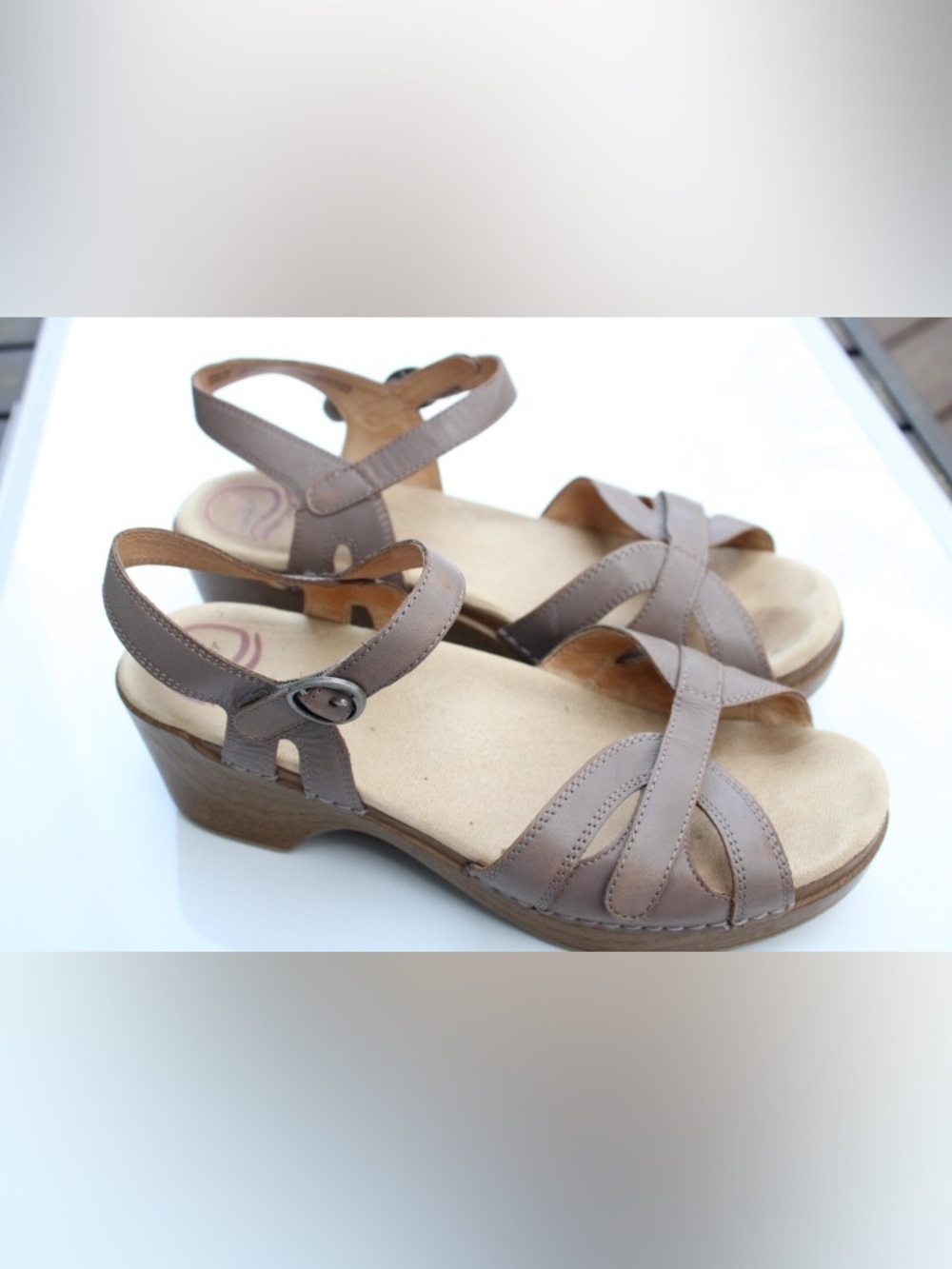 Dansko season wedges